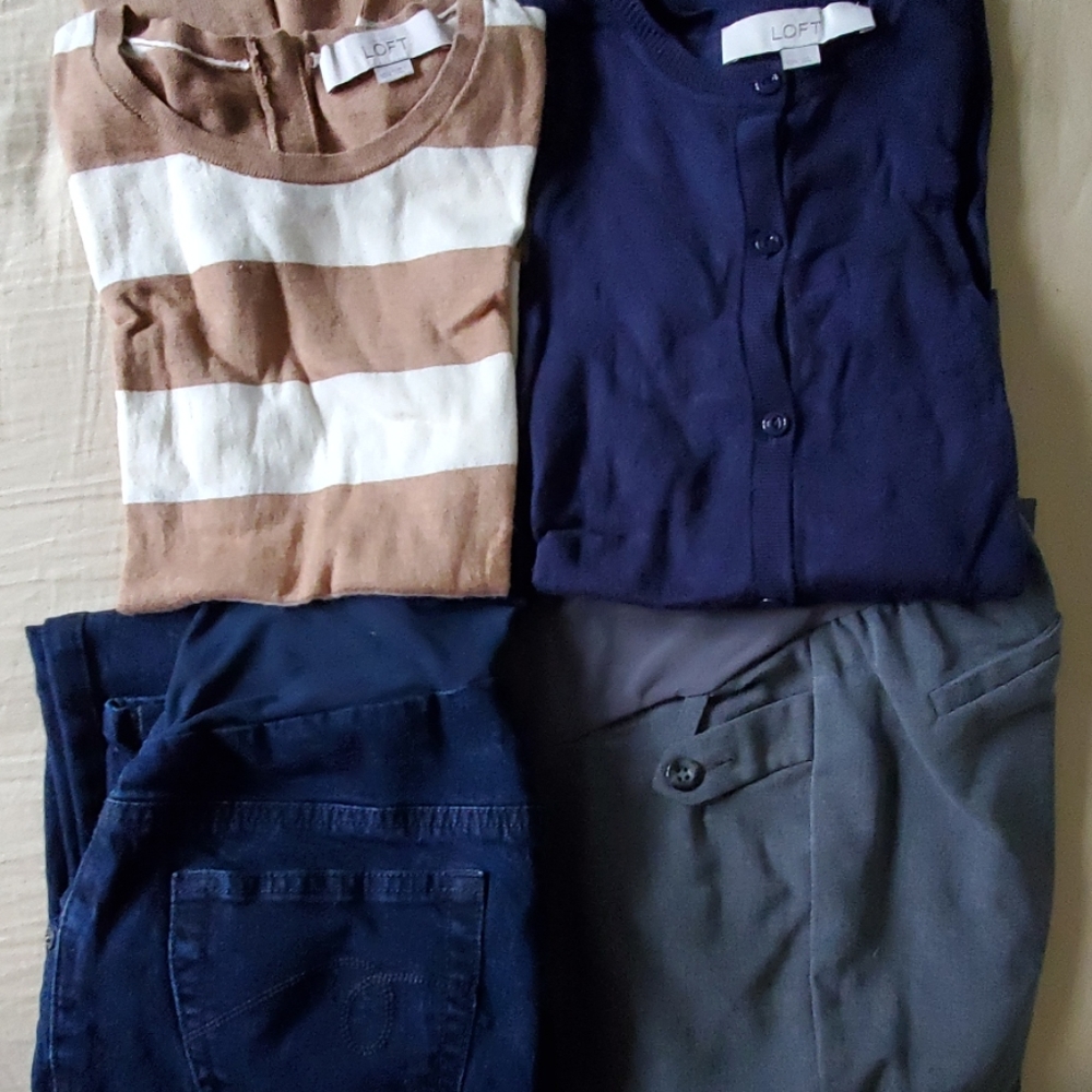 Motherhood Maternity and Ann Taylor Loft bundle